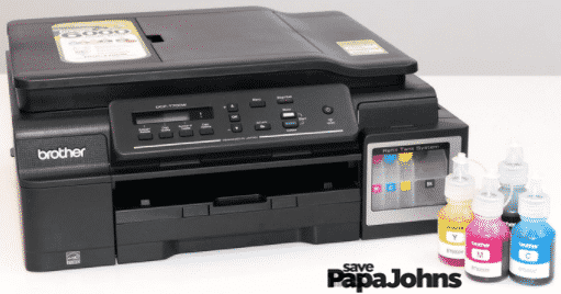 cara cleaning printer brother
