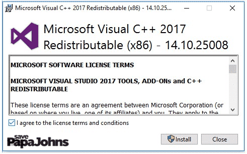 Microsoft Visual Credits