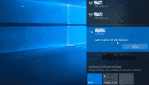 Cara Mengatasi Can't Connect To This Network pada Laptop