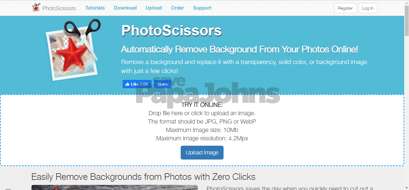 cara mengganti background foto secara online 